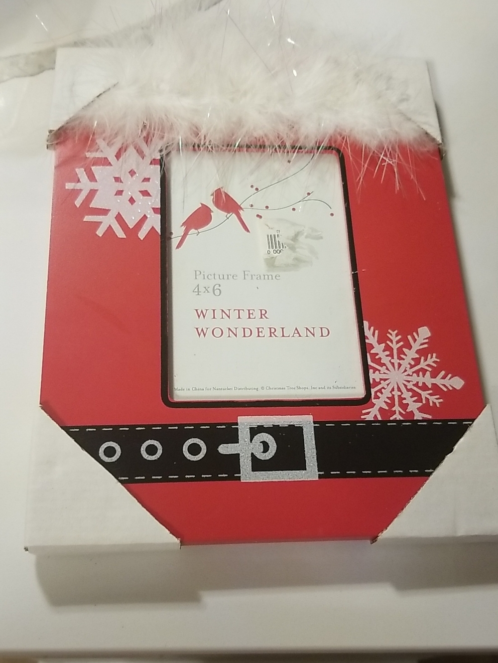 Winter Wonderland Red Holiday Picture Frame